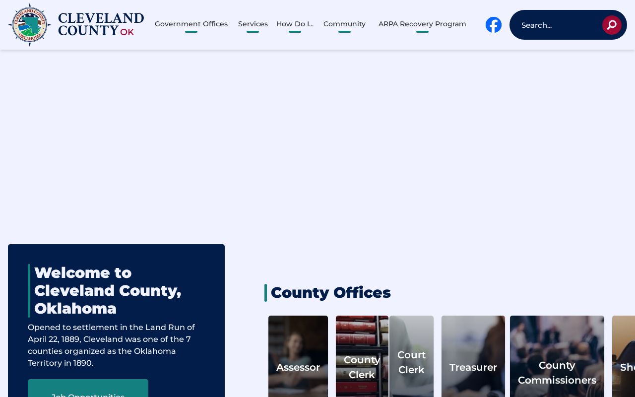 Official Cleveland County government homepage